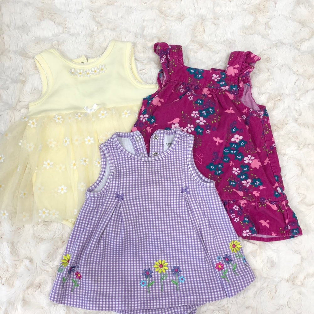 3 baby girl outfits